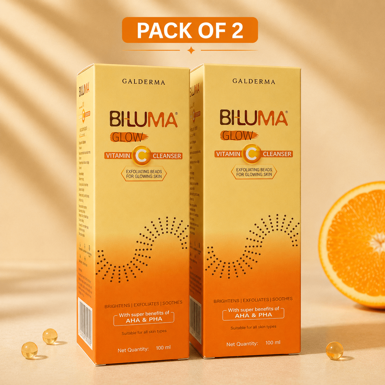 Biluma Glow Vitamin C Cleanser 100ml - Cosmosentials