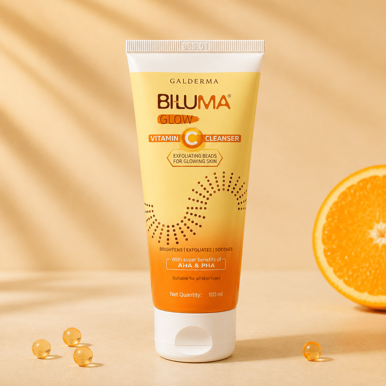 Biluma Glow Vitamin C Cleanser 100ml - Cosmosentials