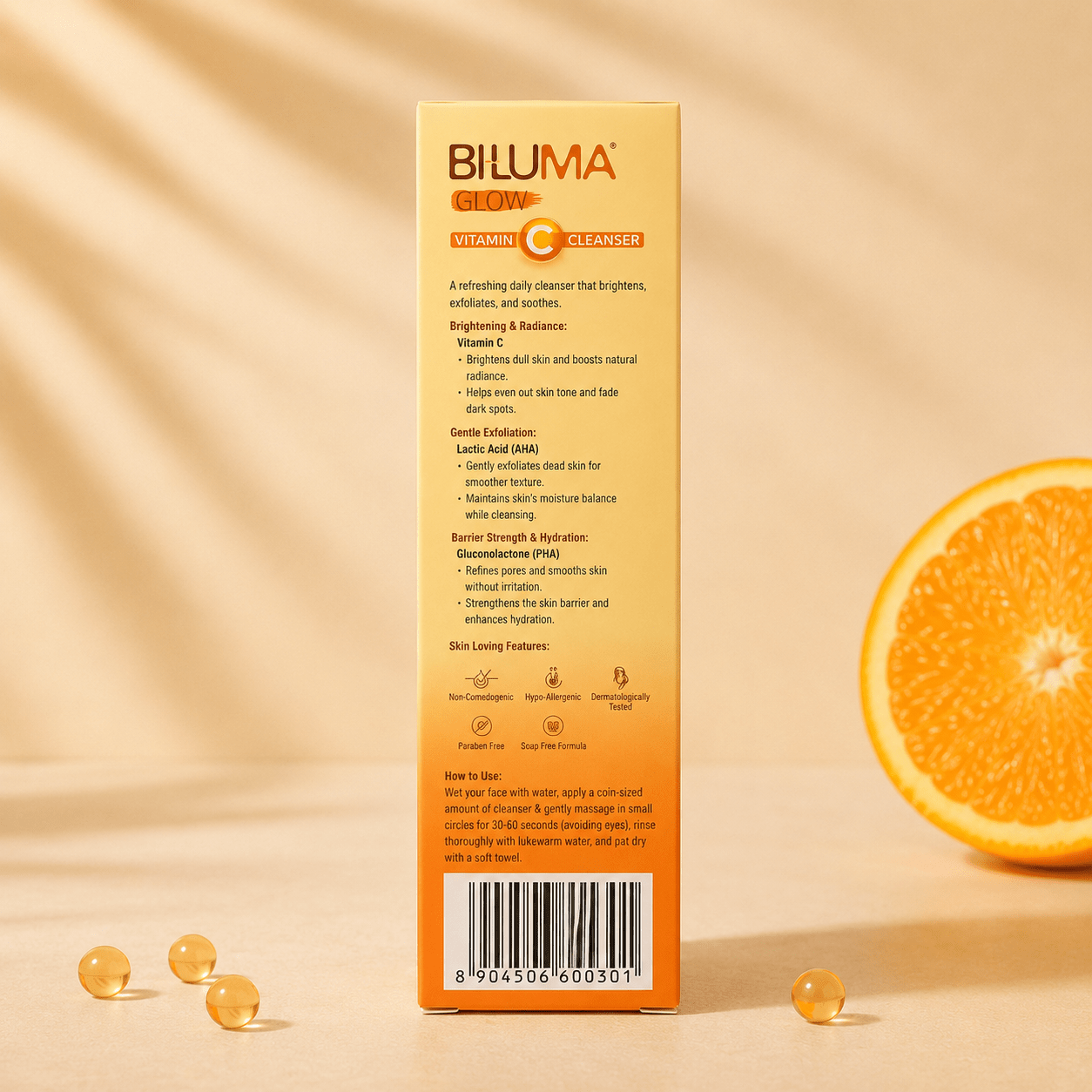 Biluma Glow Vitamin C Cleanser 100ml - Cosmosentials