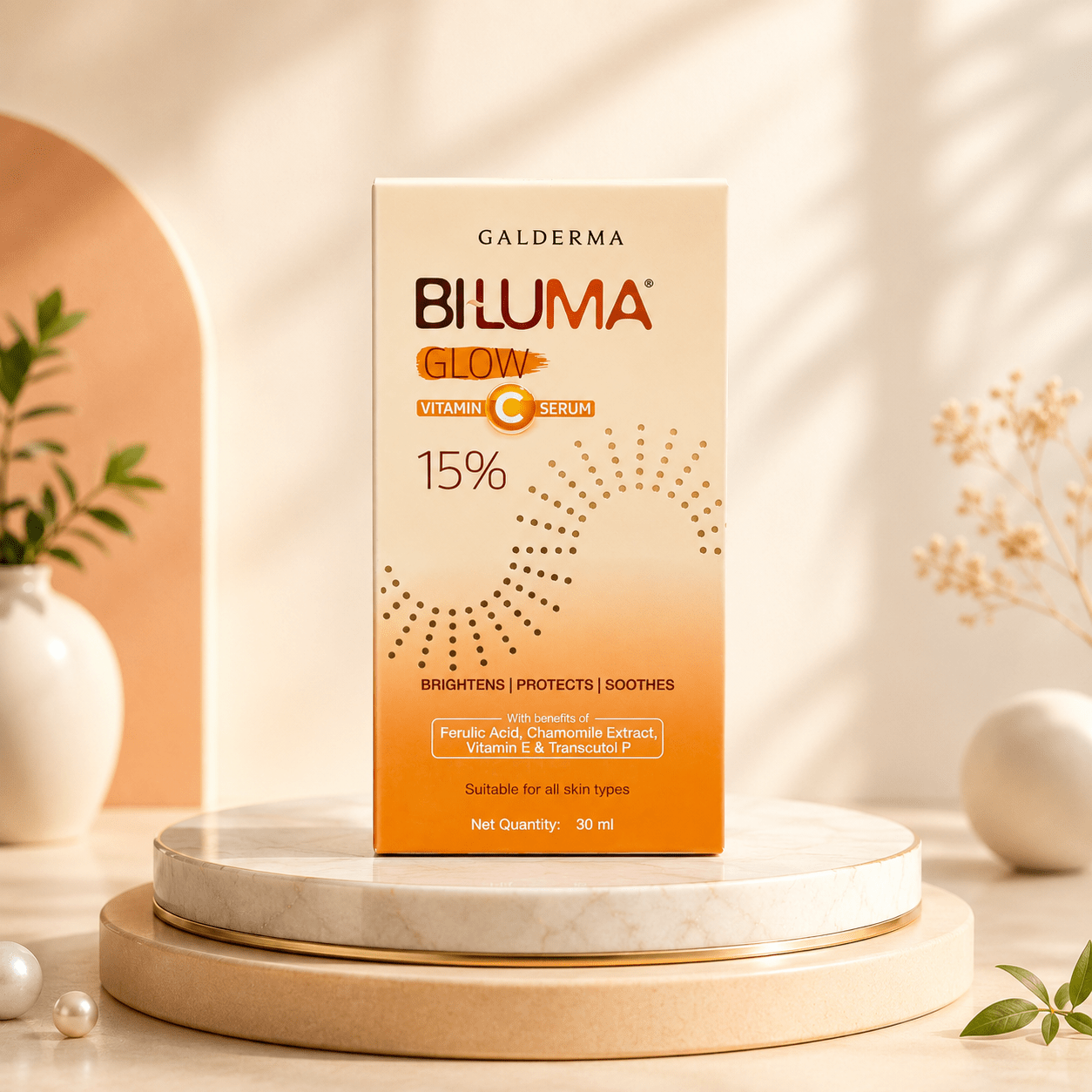 Biluma Glow Vitamin C Serum 15% - Cosmosentials