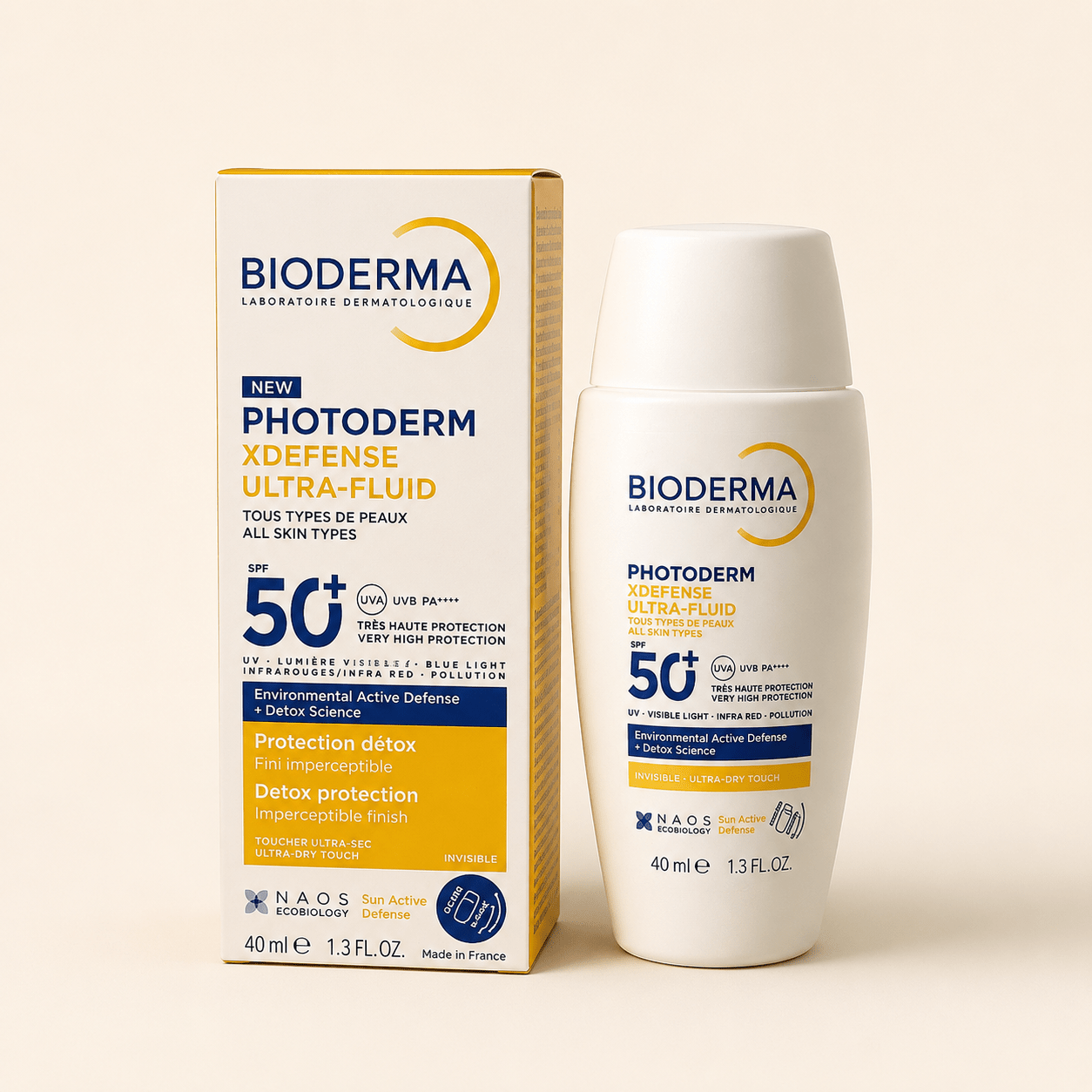 Bioderma Photoderm XDefense Ultra-Fluid SPF 50+ PA++++ Invisible - Cosmosentials