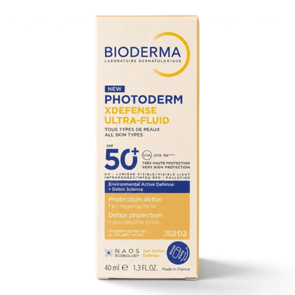 Bioderma Photoderm XDefense Ultra-Fluid SPF 50+ PA++++ Teinteshade02 - Cosmosentials