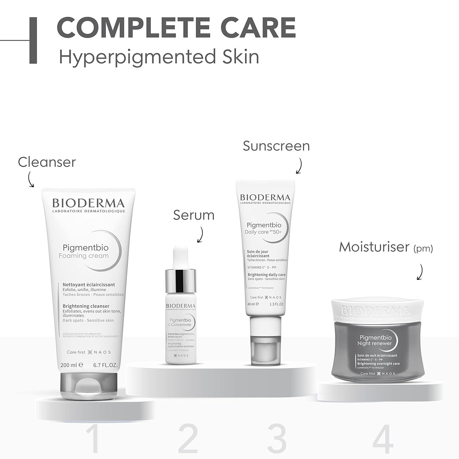 Bioderma Pigmentbio Foaming Cream - 200ml - Cosmosentials