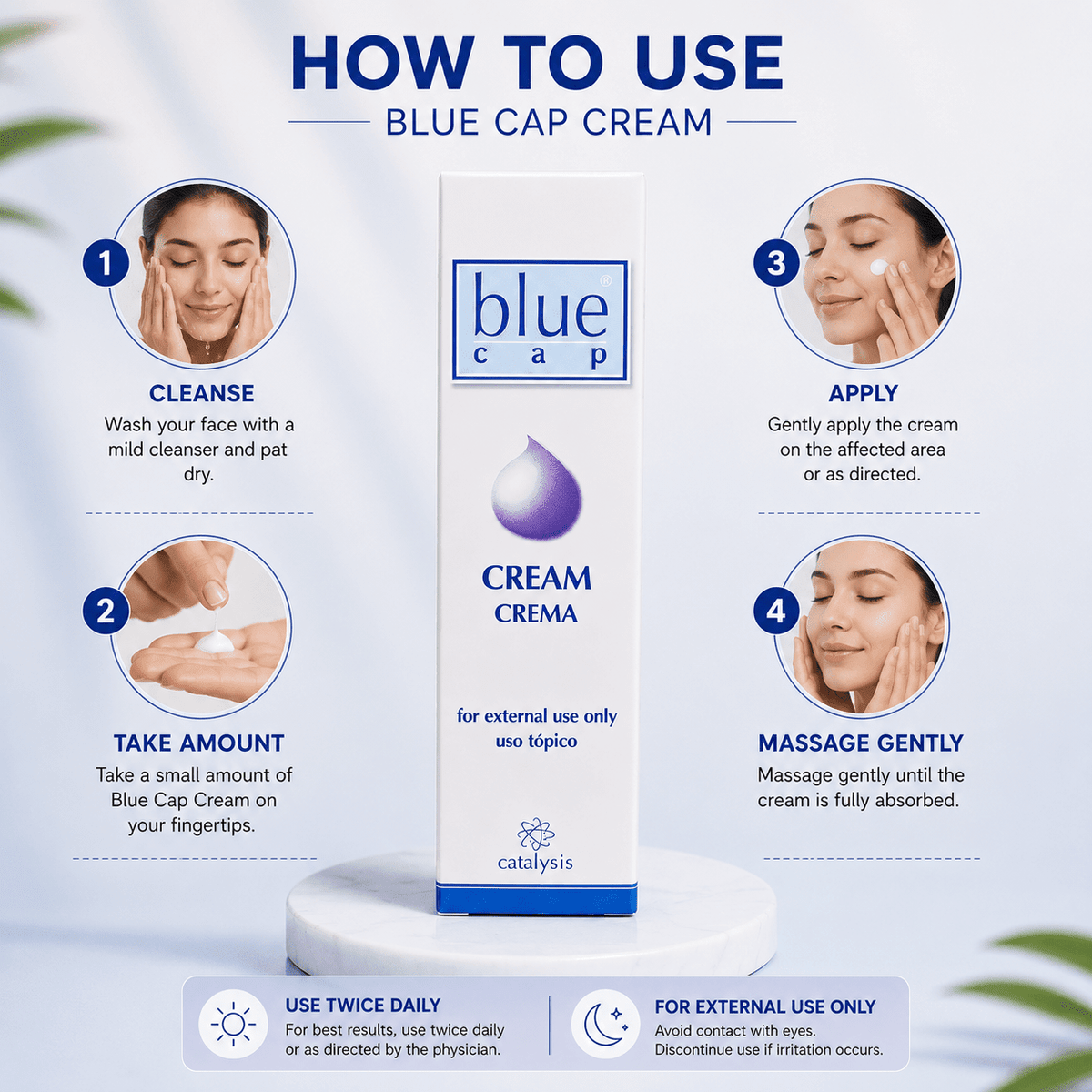 Blue Cap Cream 50g - Cosmosentials