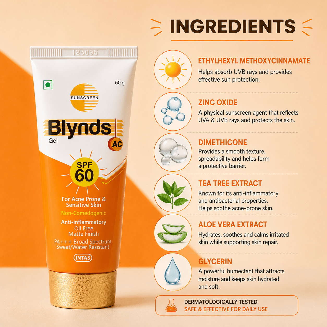 Blynds Ac Gel Spf 60 - Cosmosentials