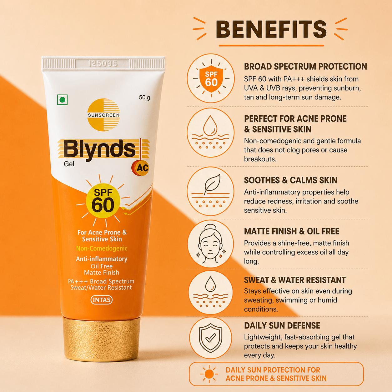 Blynds Ac Gel Spf 60 - Cosmosentials