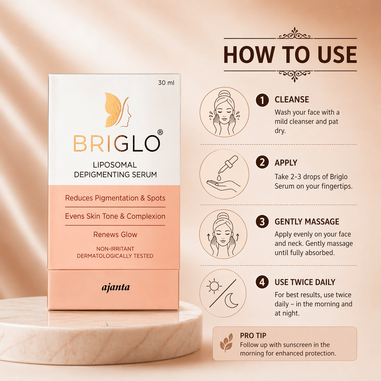Briglo Liposomal Depigmenting Serum - Cosmosentials
