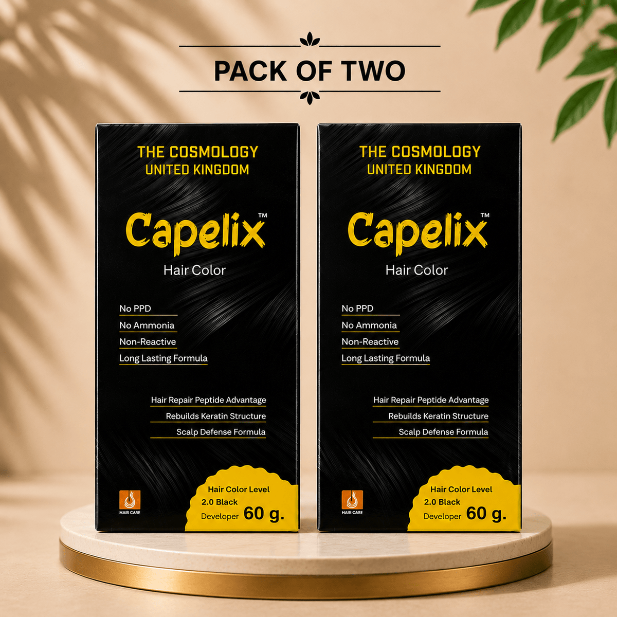 Capelix Hair Color Black - Cosmosentials