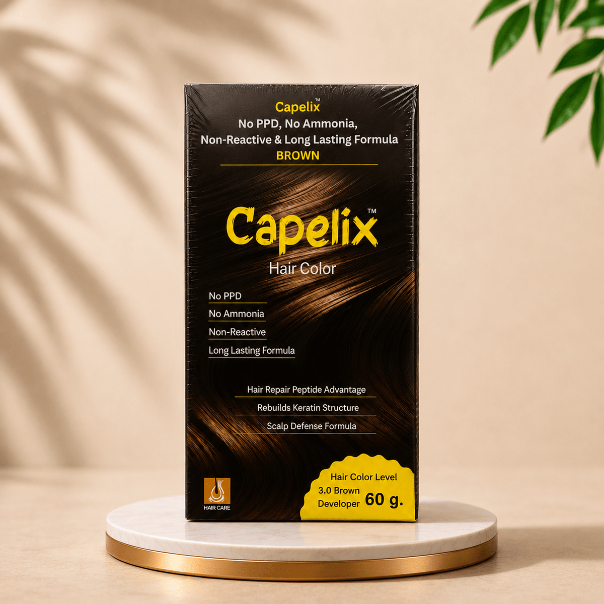 Capelix Hair Color Brown - Cosmosentials