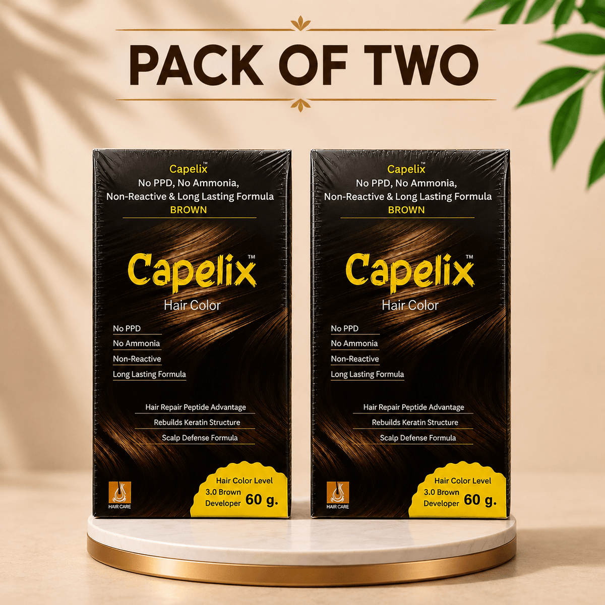 Capelix Hair Color Brown - Cosmosentials