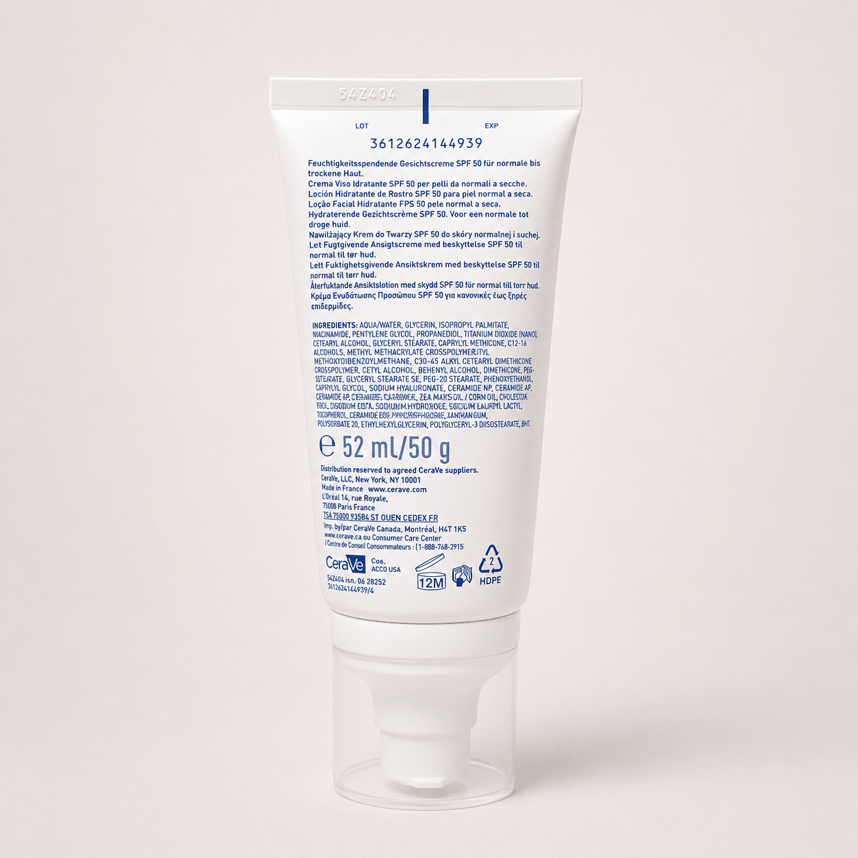 CeraVe AM Facial Moisturising Lotion SPF 50 - Cosmosentials