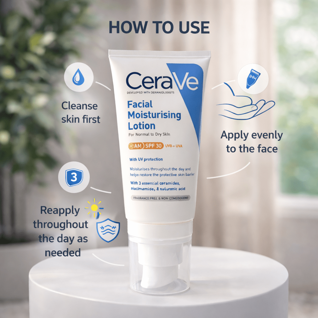 CeraVe Facial Moisturising Lotion AM SPF 30 - Cosmosentials