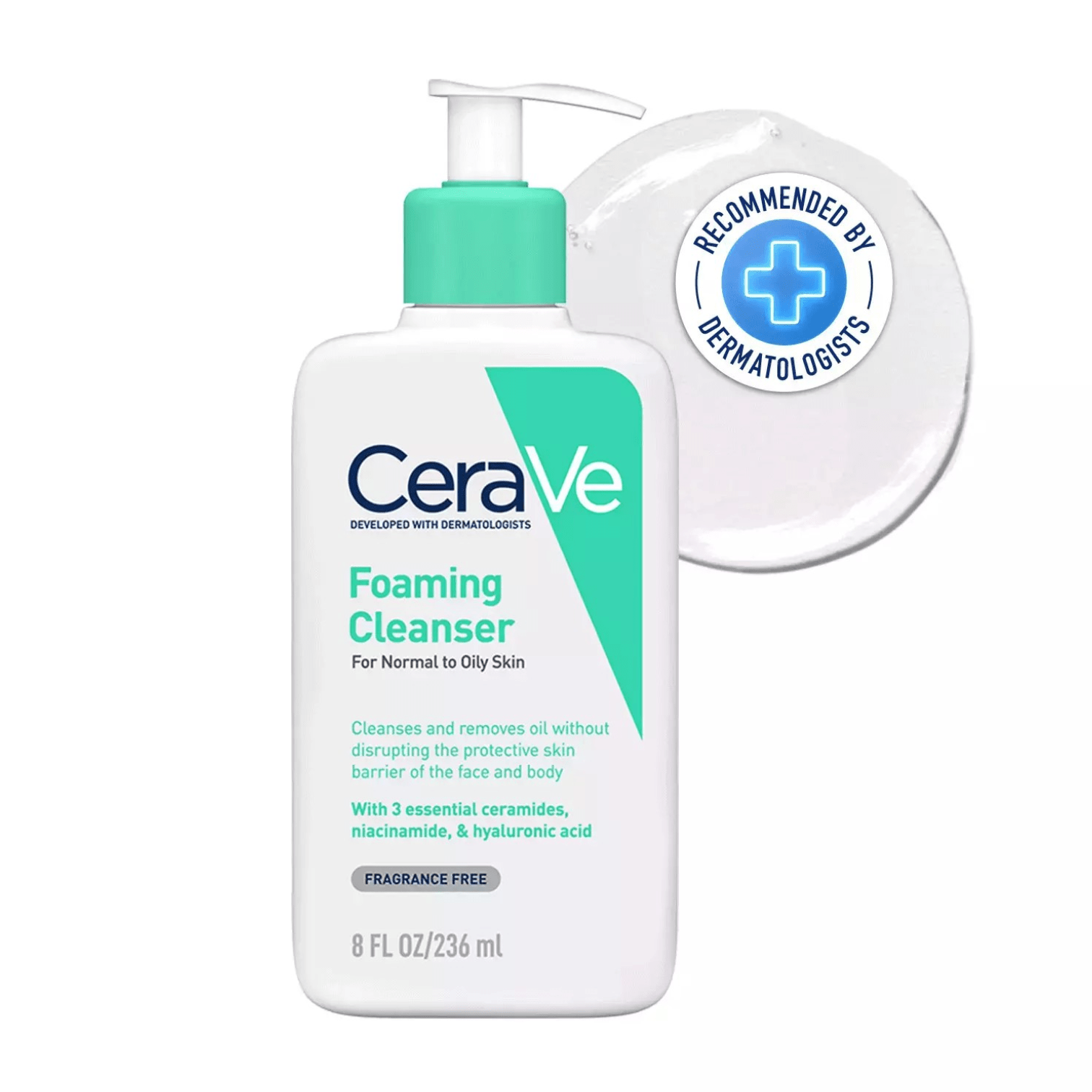 CeraVe Foaming Cleanser 236ml - Cosmosentials