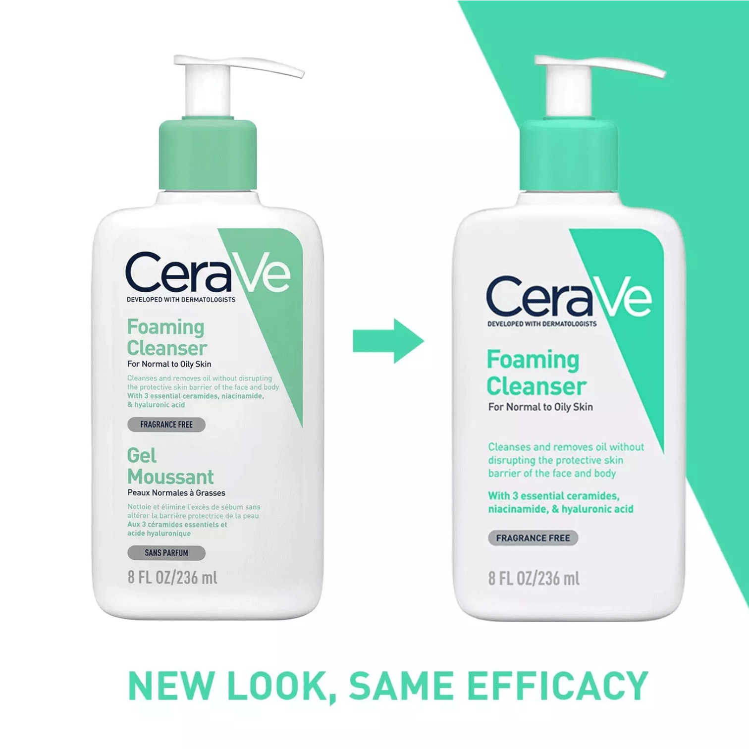 CeraVe Foaming Cleanser 236ml - Cosmosentials