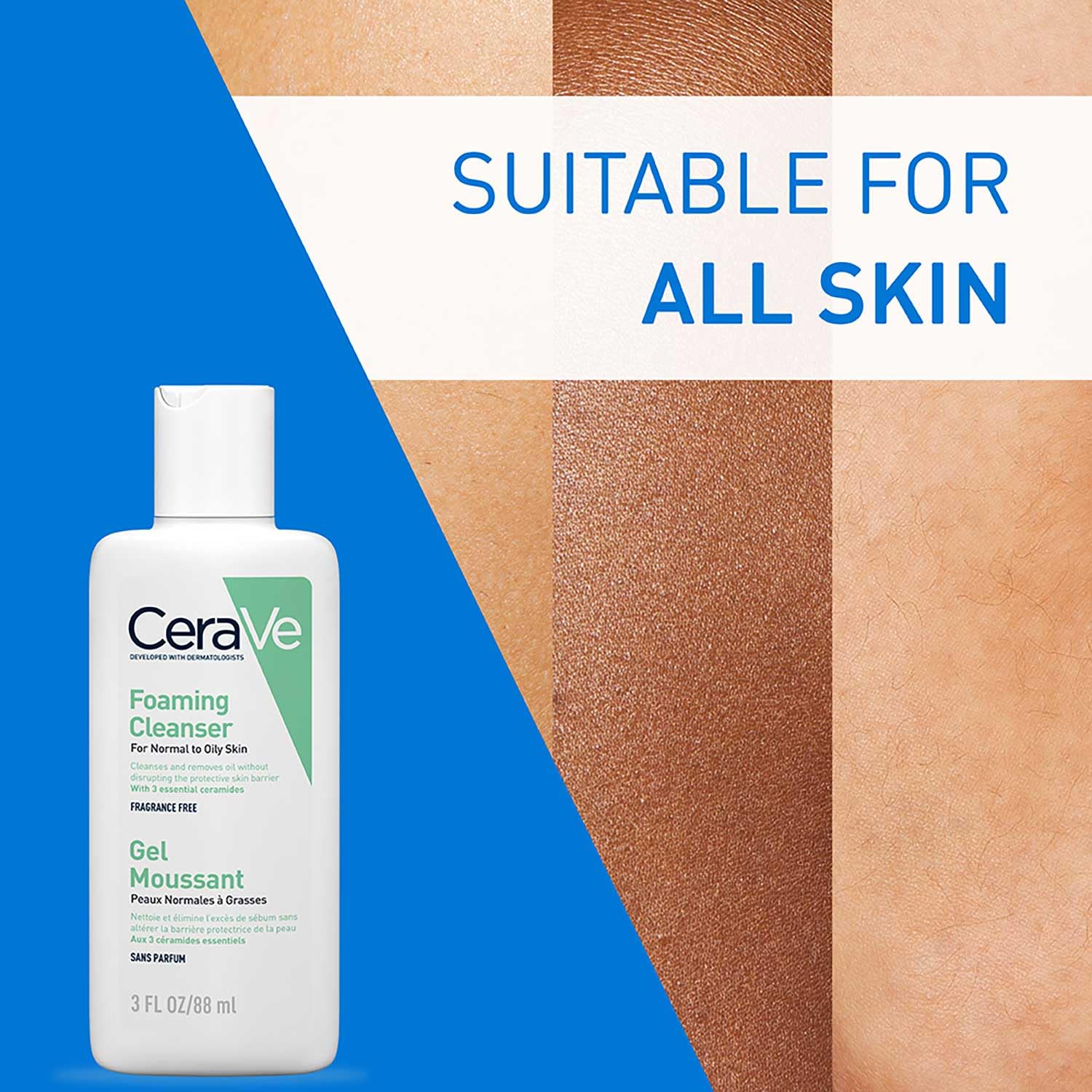 CeraVe Foaming Cleanser 88ml - Cosmosentials