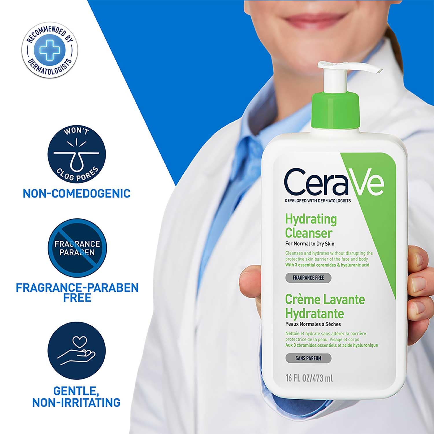 CeraVe Hydrating Cleanser - Cosmosentials