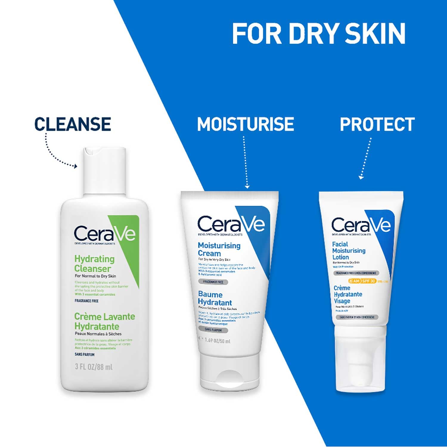 CeraVe Hydrating Cleanser 88ml - Cosmosentials