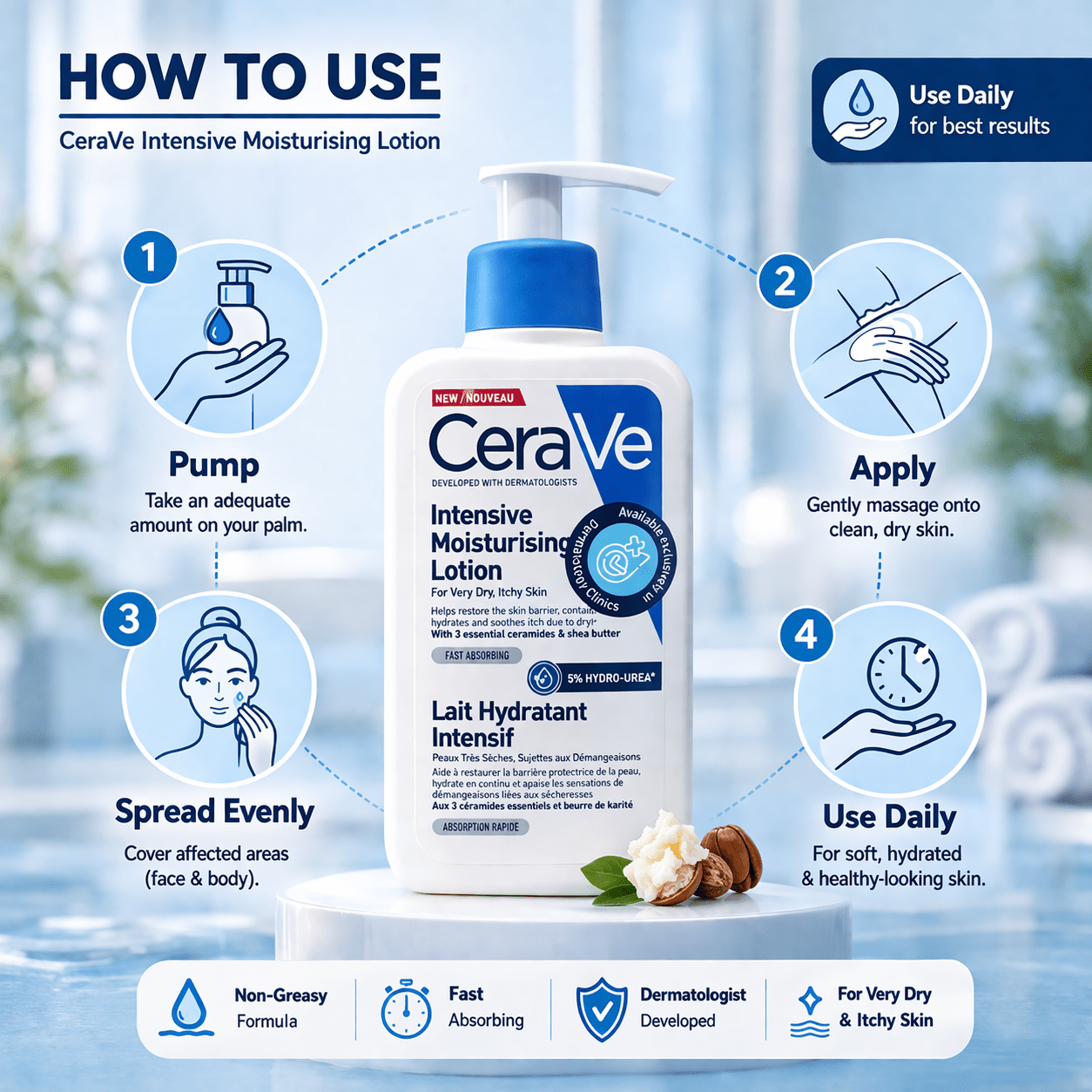 CeraVe Intensive Moisturising Lotion 236ml - Cosmosentials