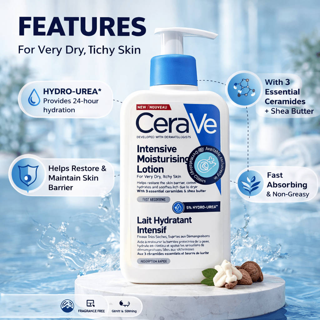 CeraVe Intensive Moisturising Lotion 236ml - Cosmosentials