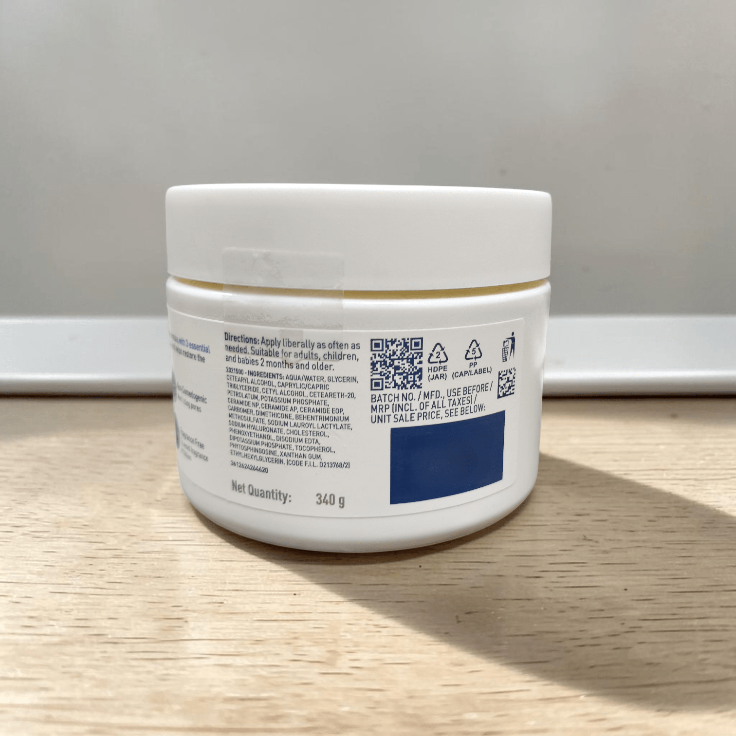 CeraVe Moisturising Cream 340g - Cosmosentials