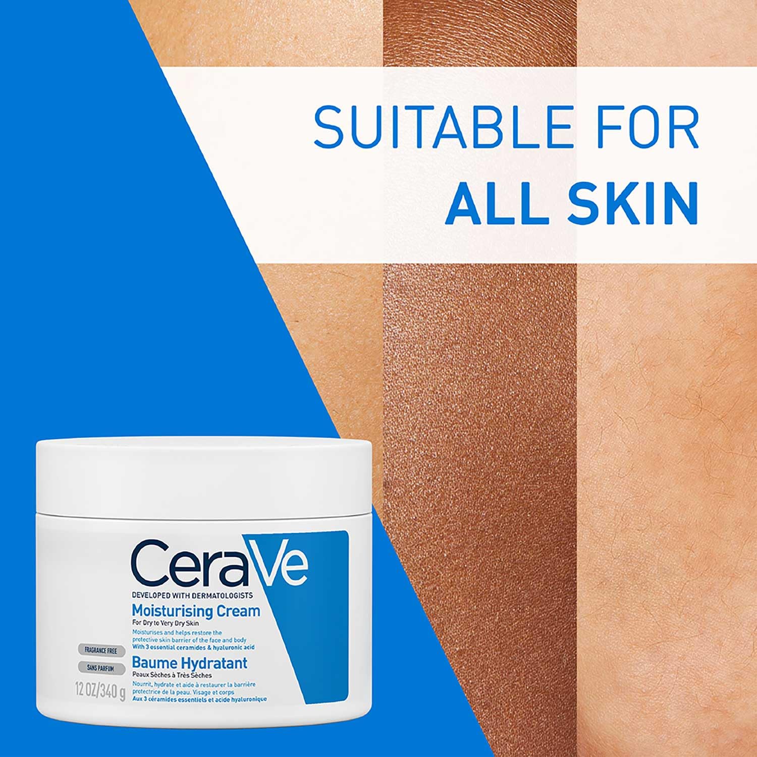 CeraVe Moisturising Cream 340g - Cosmosentials