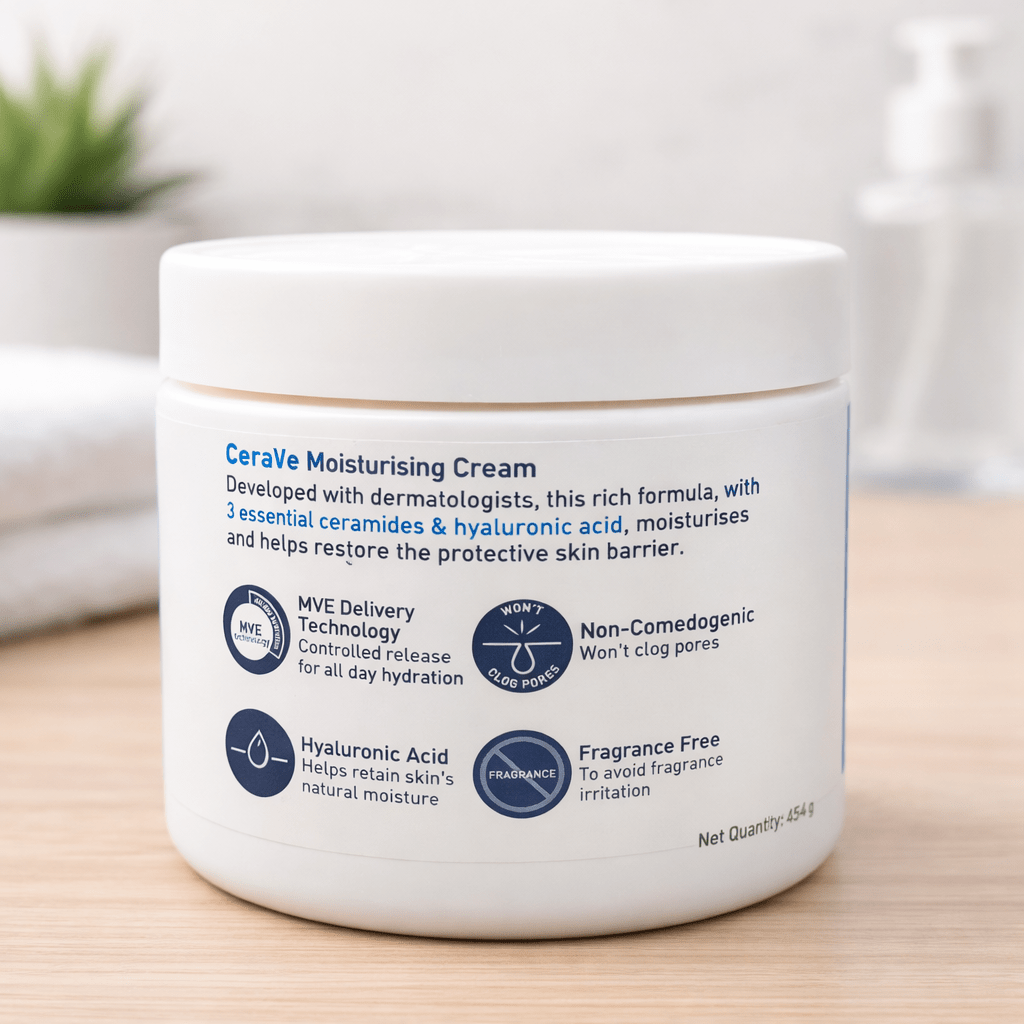 CeraVe Moisturising Cream 454g - Cosmosentials