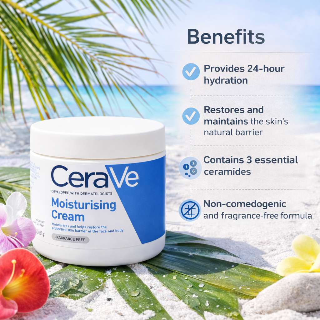 CeraVe Moisturising Cream 454g - Cosmosentials