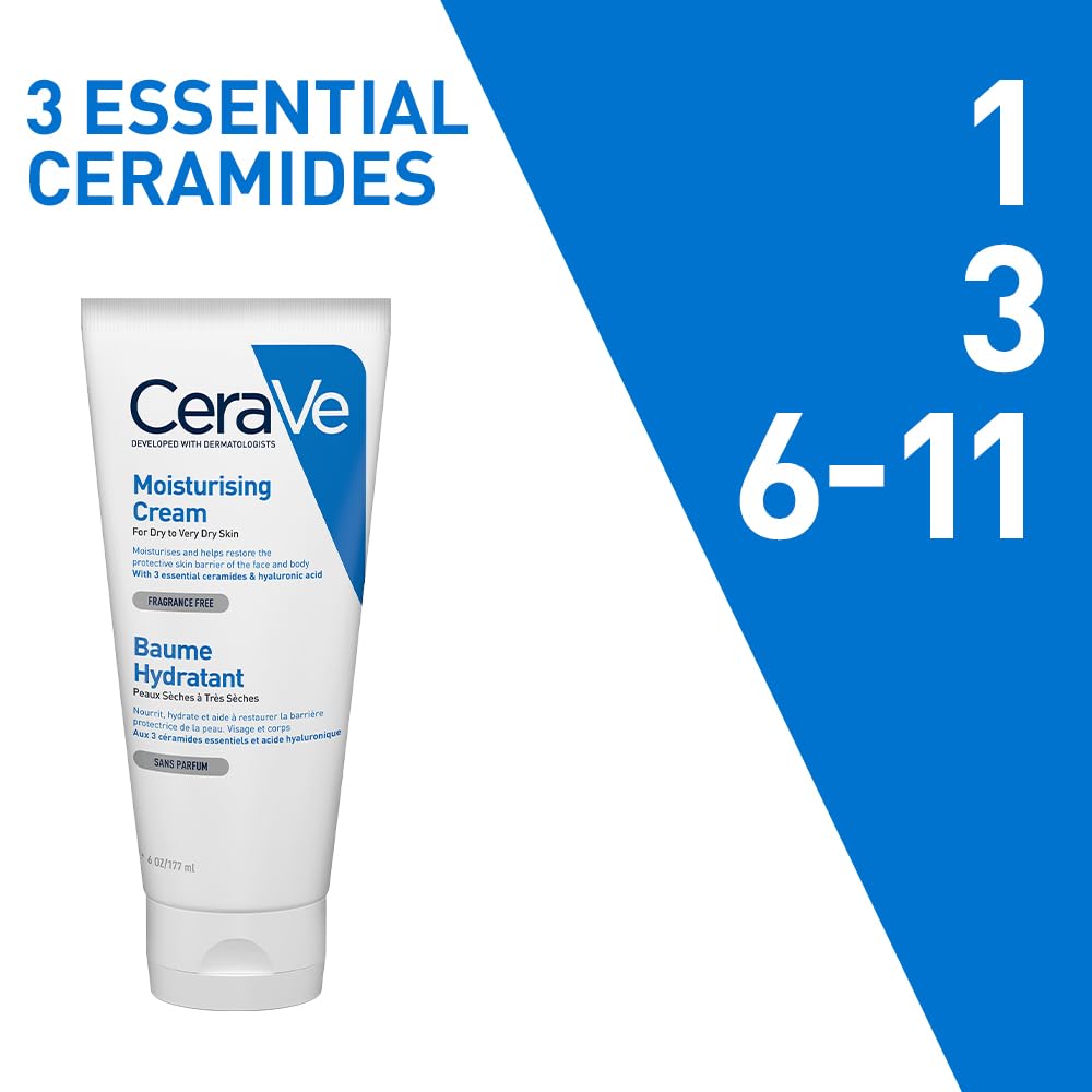 CeraVe Moisturizing Cream (177ml) - Cosmosentials