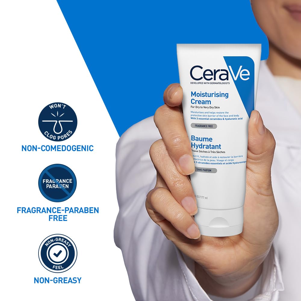CeraVe Moisturizing Cream (177ml) - Cosmosentials