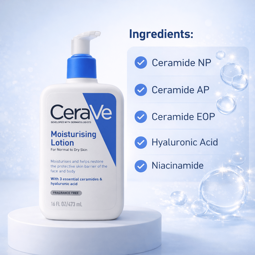CeraVe Moisturizing Lotion 473ml - Cosmosentials
