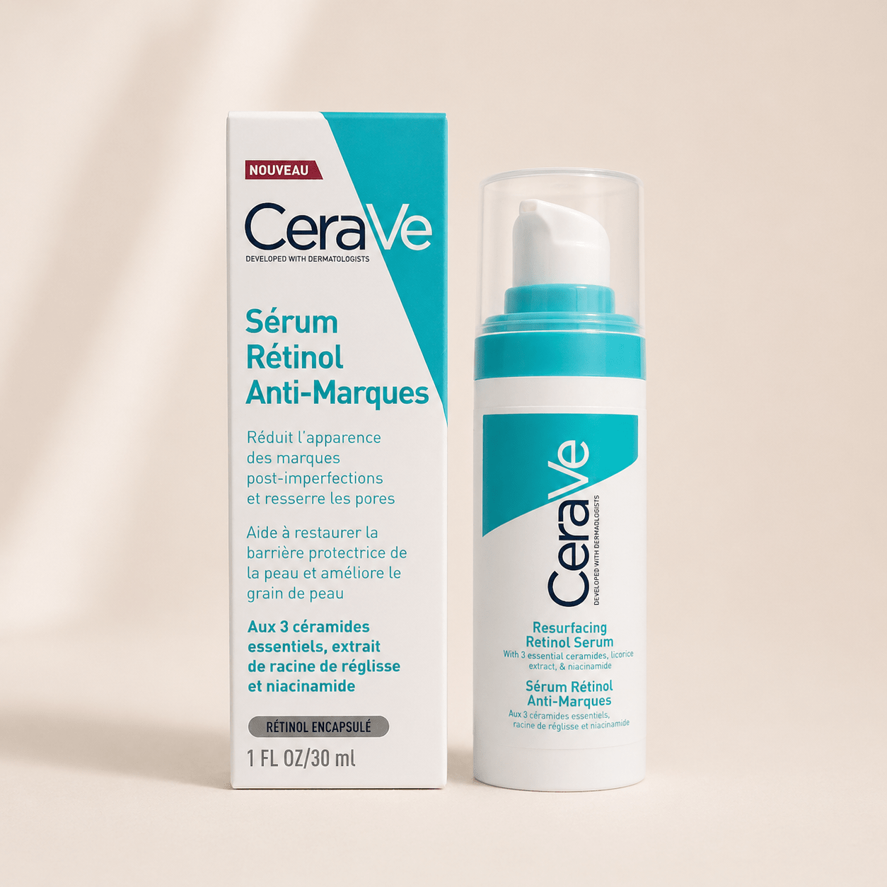 CeraVe Resurfacing Retinol Serum - Cosmosentials