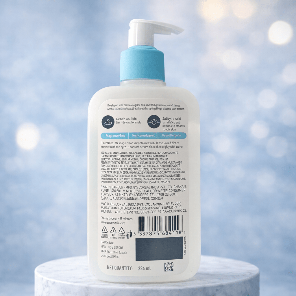 CeraVe SA Smoothing Cleanser - Cosmosentials