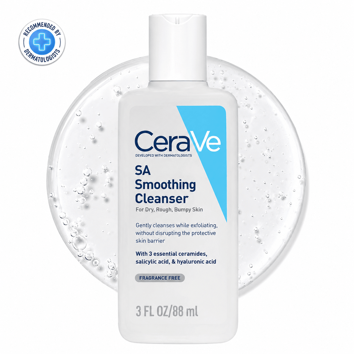 CeraVe SA Smoothing Cleanser – 88ml - Cosmosentials