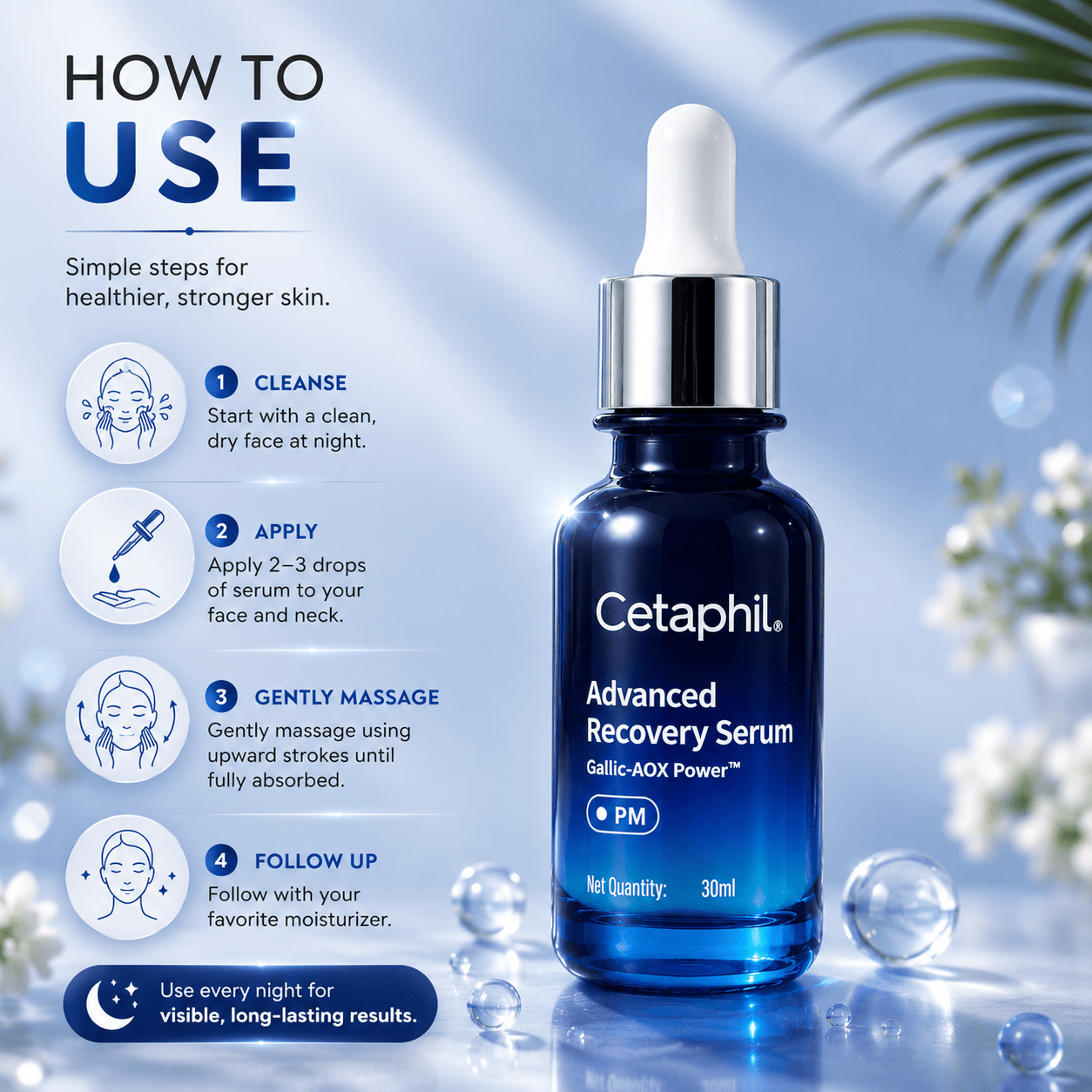 Cetaphil Advanced Recovery Serum 30ml - Cosmosentials