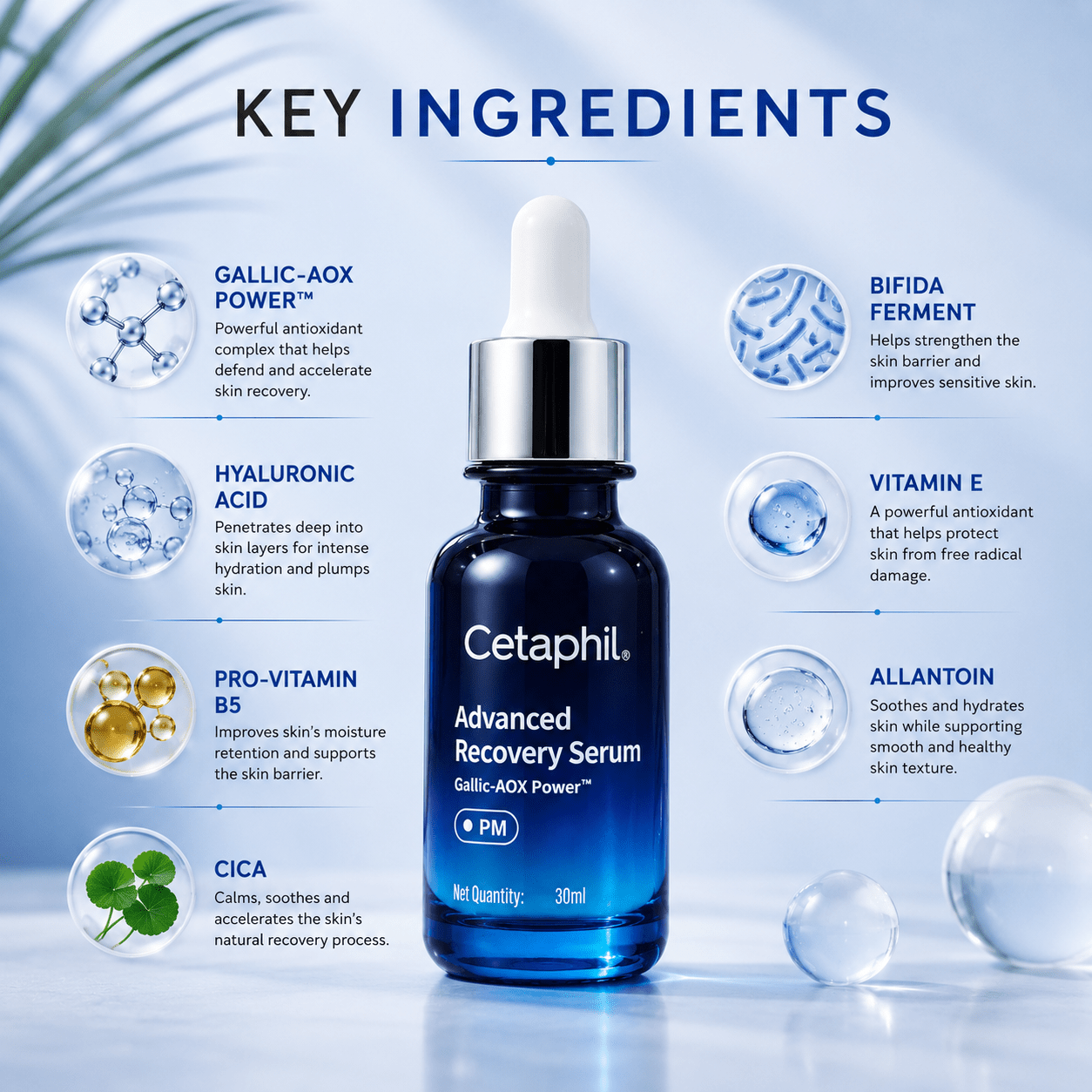 Cetaphil Advanced Recovery Serum 30ml - Cosmosentials