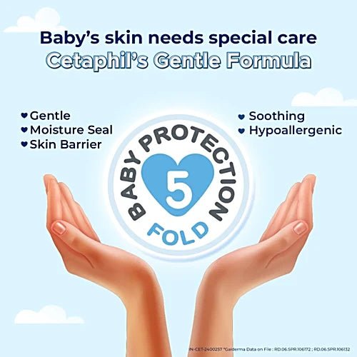 Cetaphil Baby Wash & Shampoo with Organic Calendula (400 ml) - Cosmosentials
