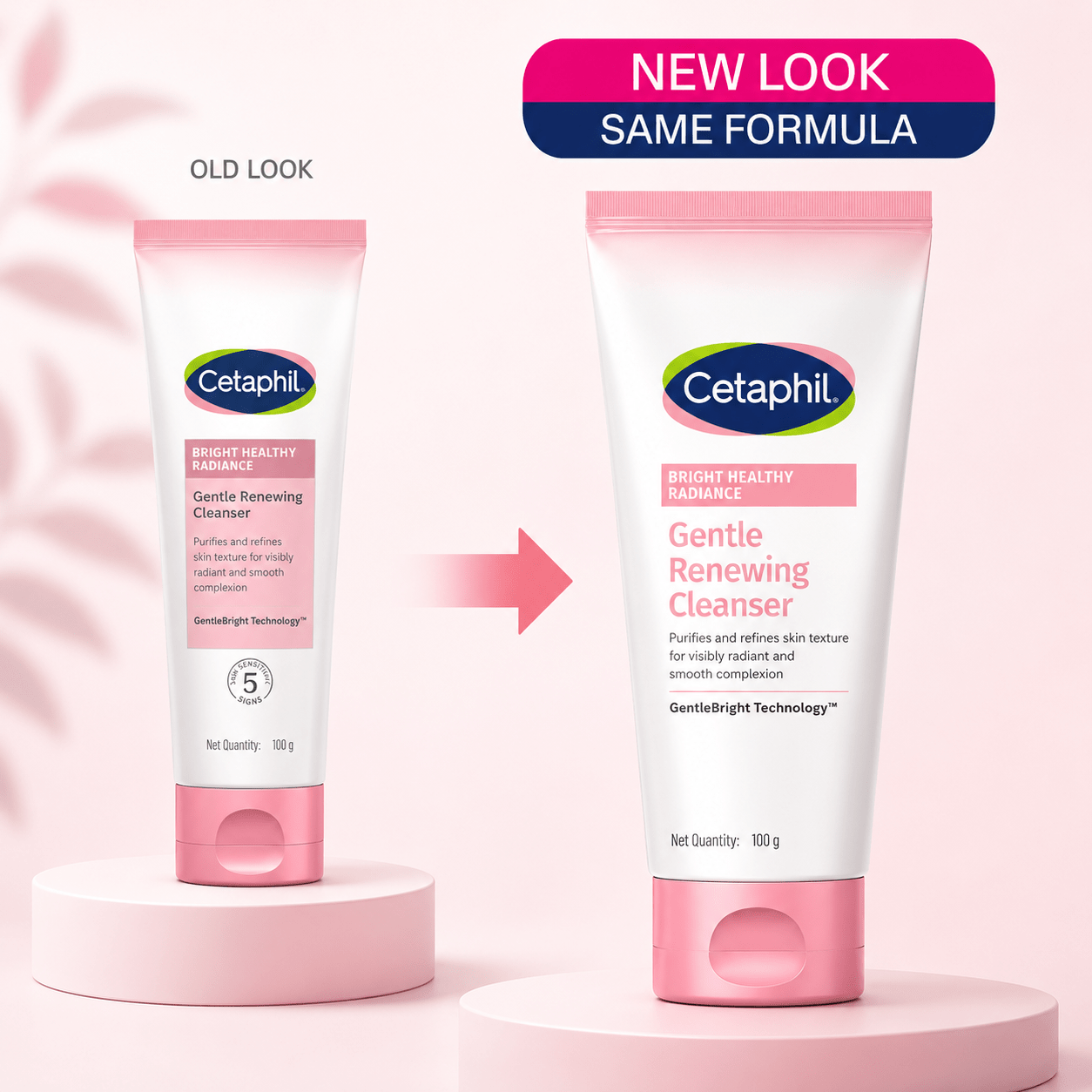 Cetaphil Bright Healthy Radiance Gentle Renewing Cleanser - Cosmosentials