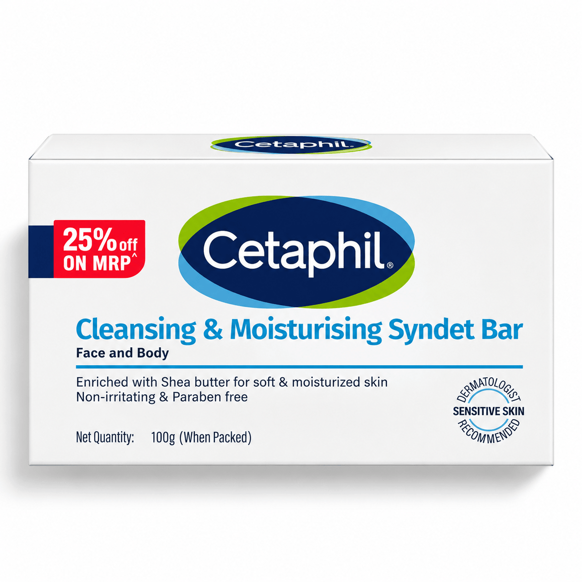 Cetaphil Cleansing Moisturising Syndet Bar - Cosmosentials