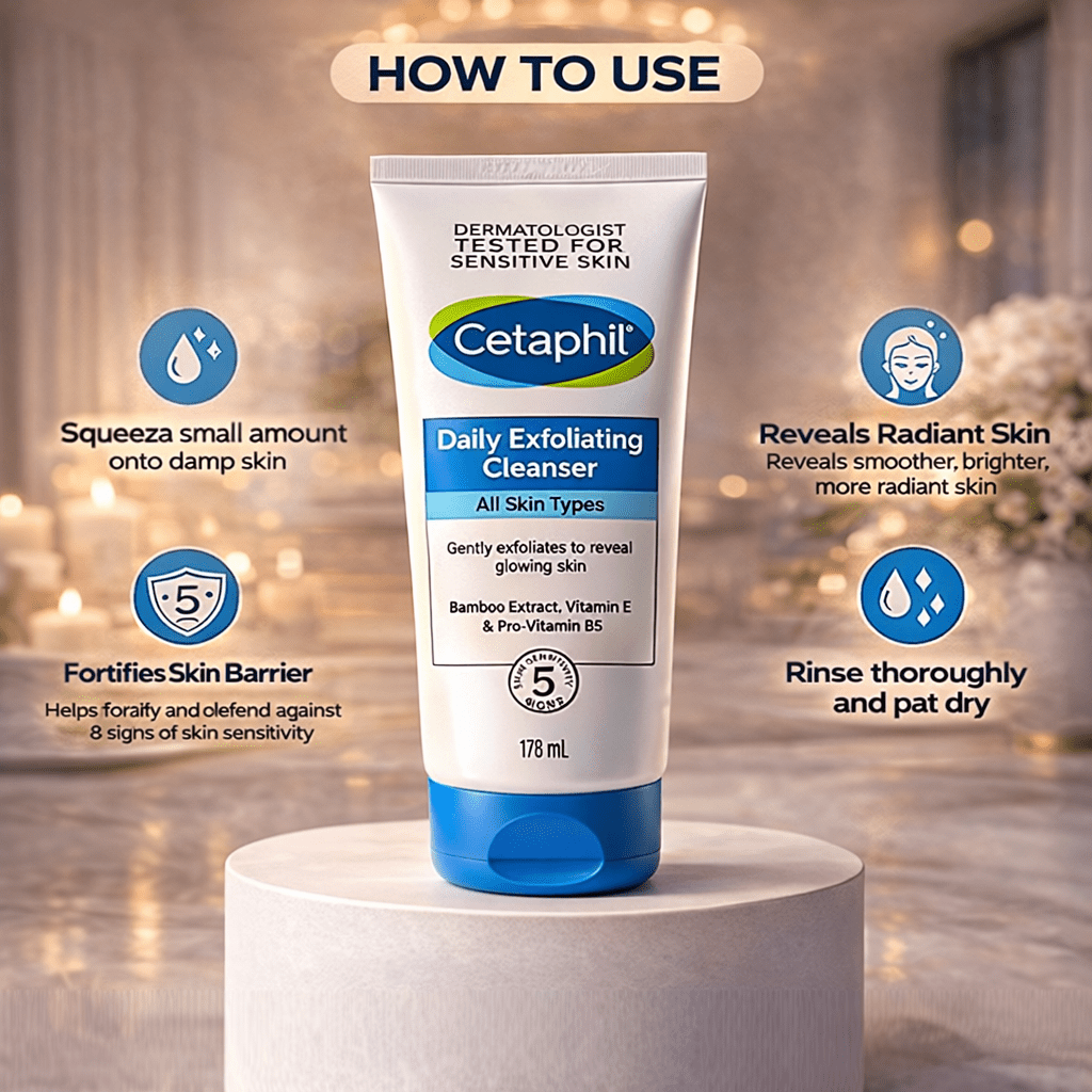 Cetaphil Daily Exfoliating Cleanser - Cosmosentials
