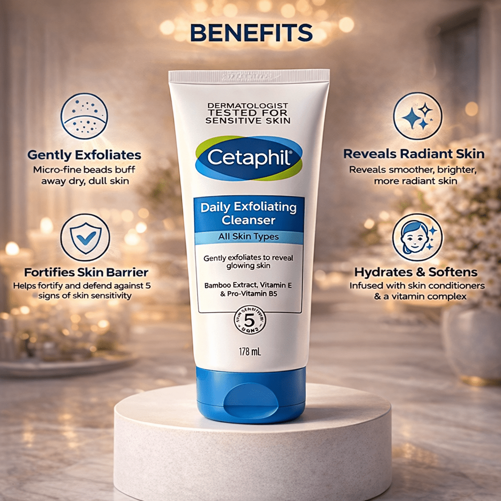 Cetaphil Daily Exfoliating Cleanser - Cosmosentials