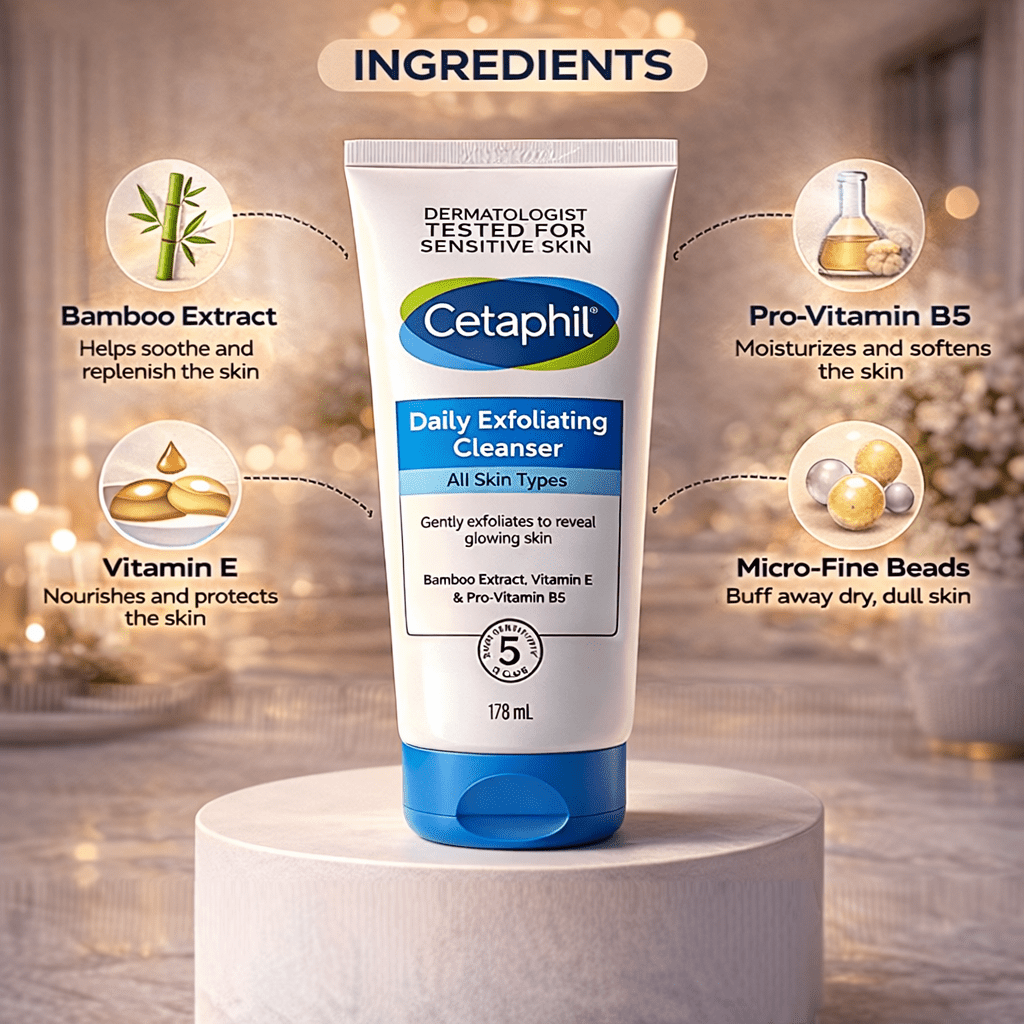 Cetaphil Daily Exfoliating Cleanser - Cosmosentials