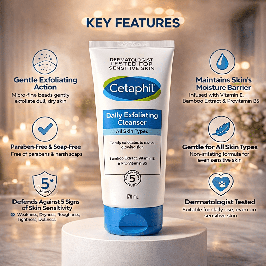 Cetaphil Daily Exfoliating Cleanser - Cosmosentials