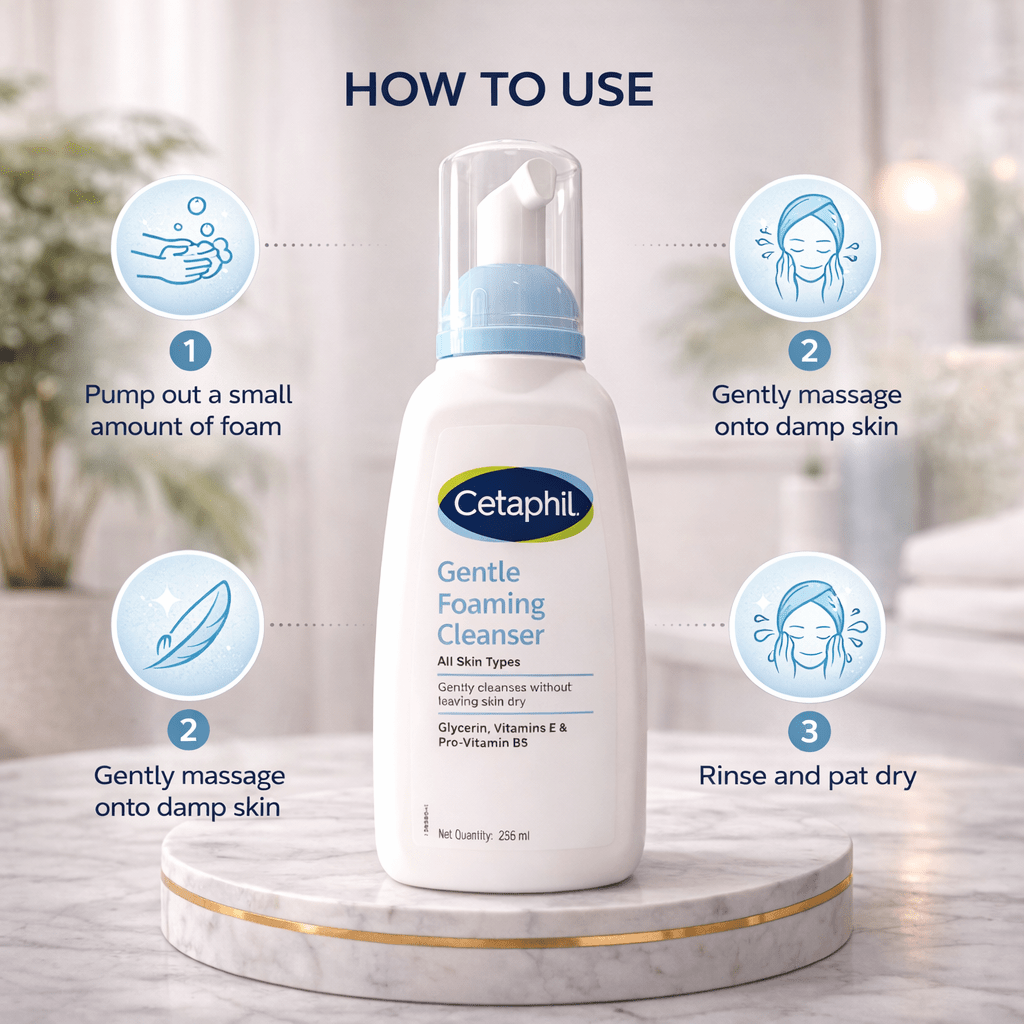Cetaphil Gentle Foaming Cleanser - Cosmosentials