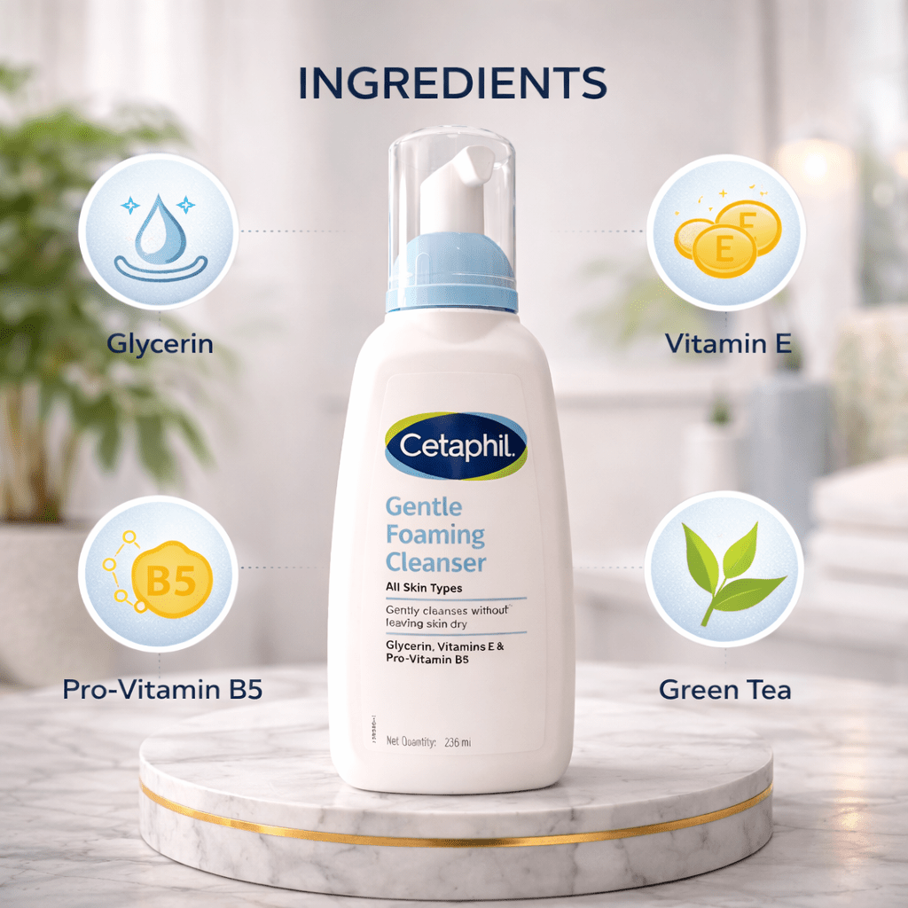 Cetaphil Gentle Foaming Cleanser - Cosmosentials