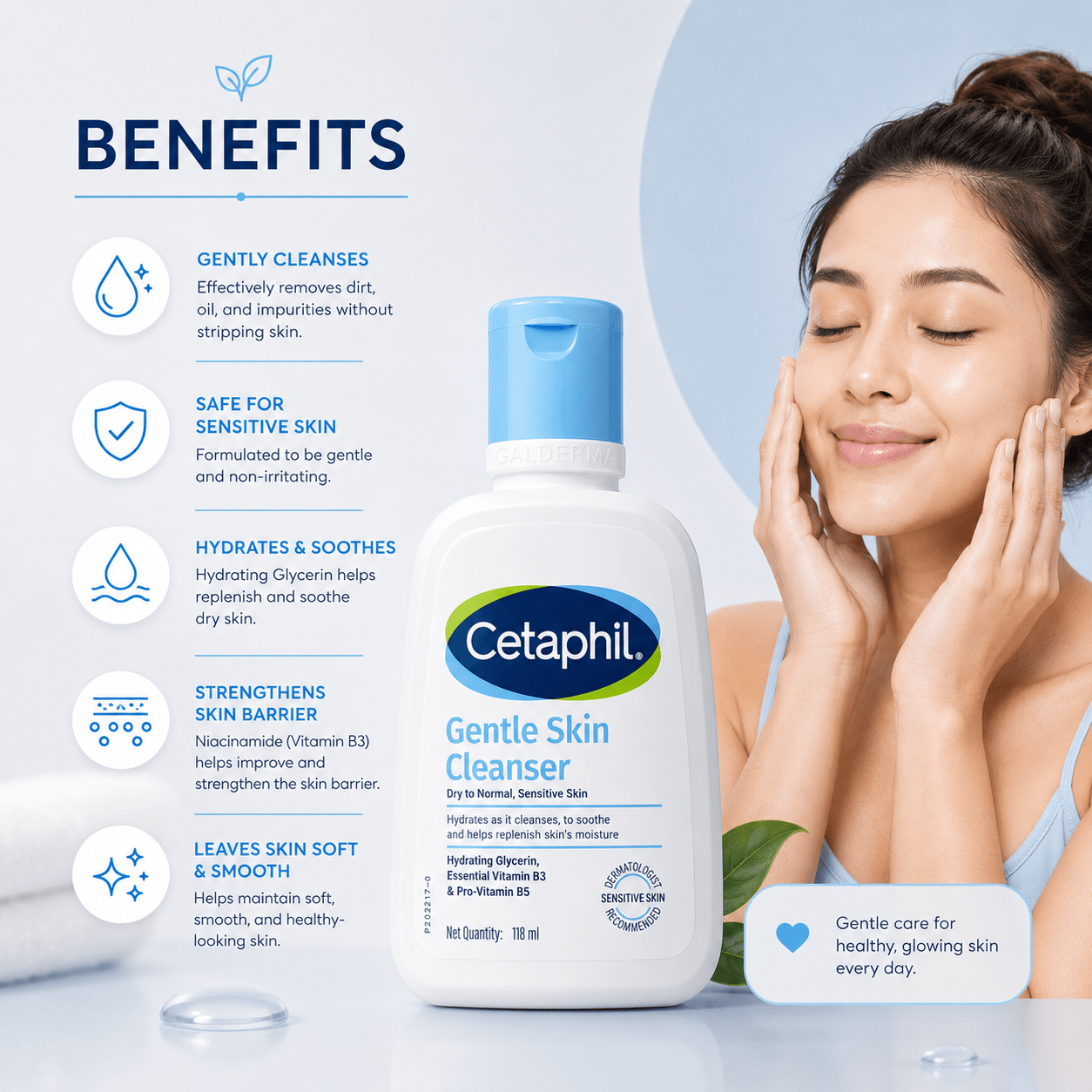 Cetaphil Gentle Skin Cleanser 118 ml - Cosmosentials