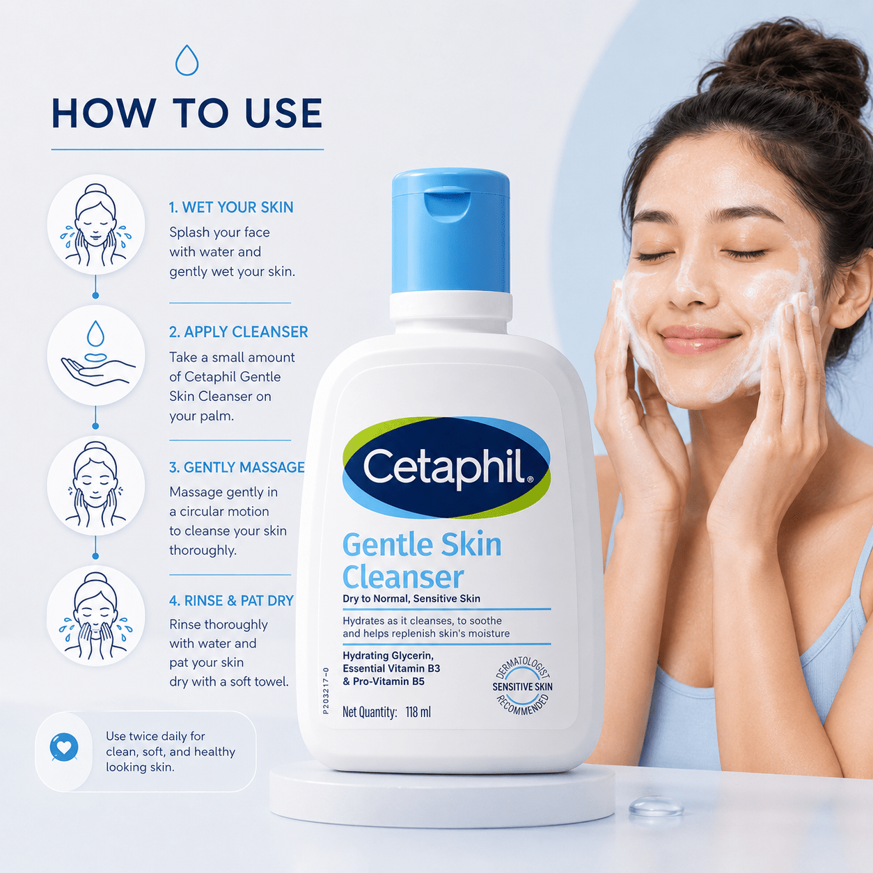 Cetaphil Gentle Skin Cleanser 118 ml - Cosmosentials