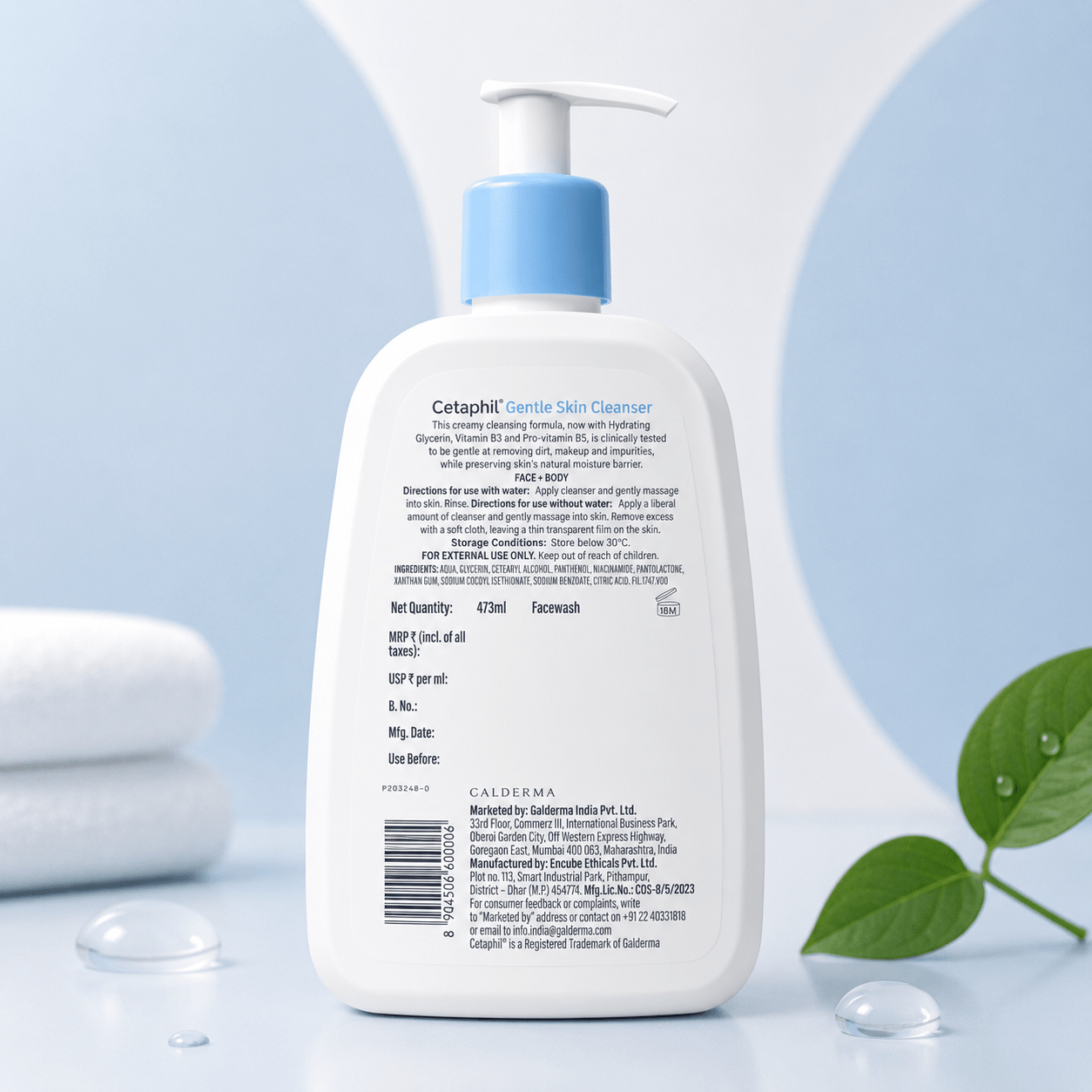 Cetaphil Gentle Skin Cleanser 473 ml - Cosmosentials