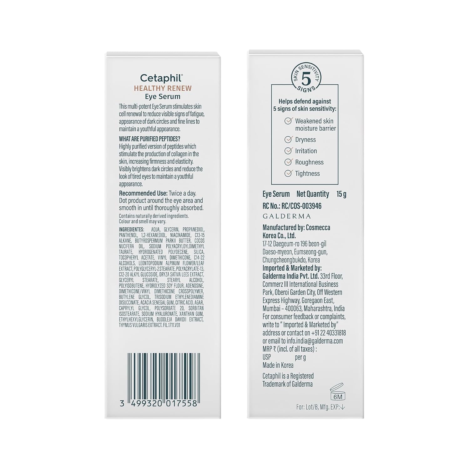 Cetaphil Healthy Renew Eye Serum - Cosmosentials