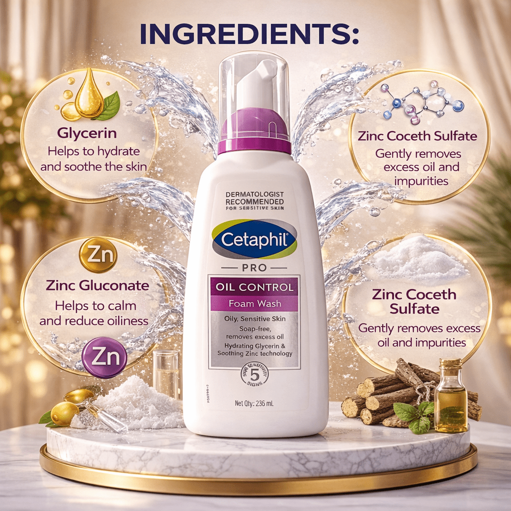 Cetaphil PRO Oil Control Foam Wash - Cosmosentials