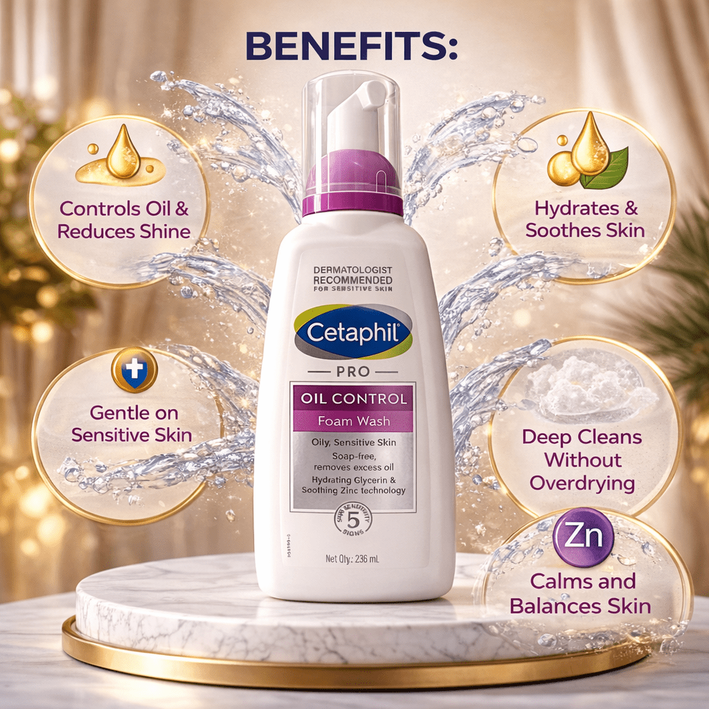 Cetaphil PRO Oil Control Foam Wash - Cosmosentials